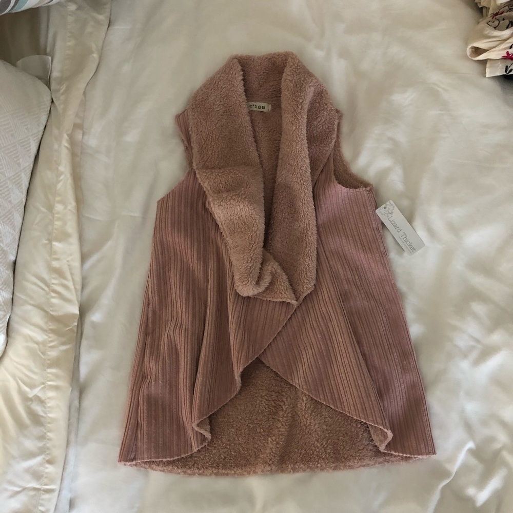 Blush vest, cute!